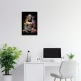 thumbnail image 2 of Abstract Buddha Painting Colorful Graffiti Buddha Statue Wall Art Zen Picture Meditation Canvas Artwork Spa Prints for Spiritual Buddhism Prayer Room(Picture-1, (12.00" x 18.00")), 2 of 6