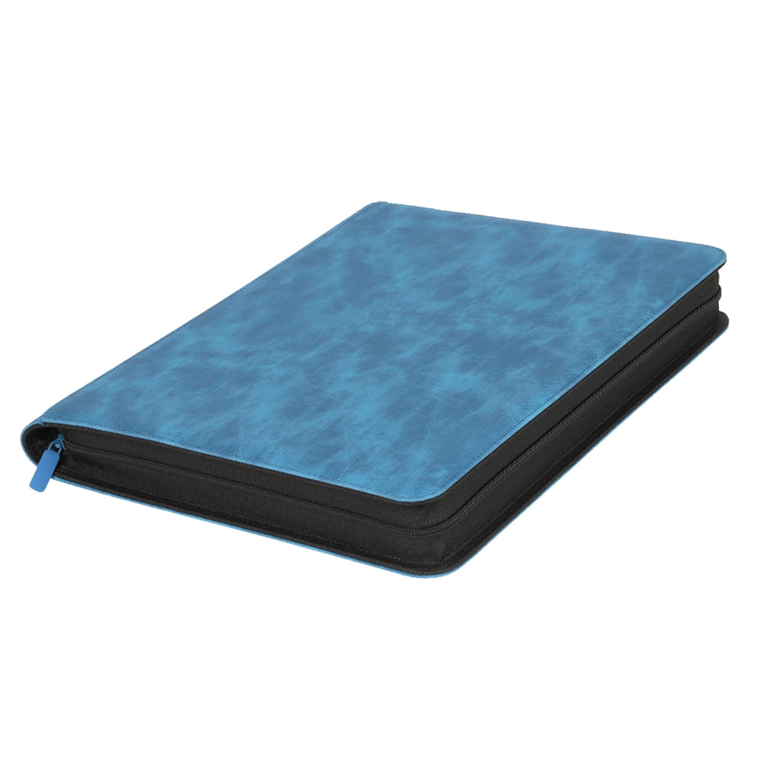 STARTIST Cards Binder 9 Pocket Trading Cards Binder 216 Cards Large Capacity Scrapbook Album Collector Storage Album for Gaming Cards Kids Blue