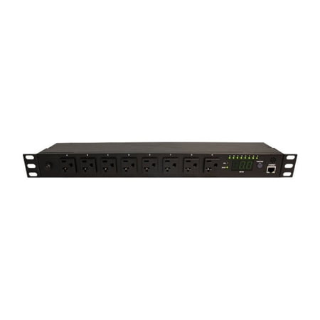 UPC: 0784755158895 | Minuteman RPM Series Remote Power Managers RPM1581HVN 1U horizontal or vertical mount with 8 outlets controllable via web browser
