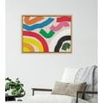 thumbnail image 6 of Kate and Laurel Sylvie Don't Emulate the Stars Framed Canvas Wall Art by Amber Vittoria, 18x24 White, Modern Abstract Colorful Geometric Art for Wall Decor, 6 of 7