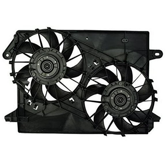 Dual Radiator and Condenser Fan Assembly - Pacific Best Inc. Fit/For CH3115132 05-08 Dodge Magnum, 05-10 Chrysler 300, 06-09 Charger 2.7L/3.5L/5.7L/6.1L Fits select: 2005-2006 CHRYSLER 300C