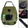 thumbnail image 5 of SSyao 20L Water Bags Outdoor Camping Solar Heat Shower Bag Portable Compact Heated, Green, 5 of 12