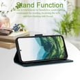 thumbnail image 2 of for Galaxy A55 5G Phone Case Wallet,A55 Flip Cases,Card Holder Cute Floral Leather Kickstand,Wrist Strap, Closure,Shockproof Protective Cover for Samsung A55 5G / 4G (Black Green), 2 of 14