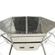 thumbnail image 3 of parril de , Parril Carbón Acero Inoxidable Patio,Plegable Portátil Cocina al aire libre Camping Senderismo, Mochilero Quemador CUTICAT parrilla de barbacoa, 3 of 8