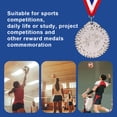 thumbnail image 2 of Medalla 6 5 Cm Premios Deportivos Voleibol Competición para Juegos Pelota, 2 of 9