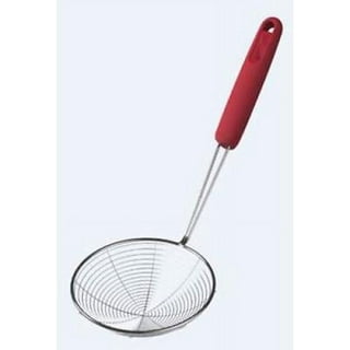 GeweYeeli Cooking Colander Spider Strainer Spoon Skimmer Ladle French Fries  Fish Frying Cookware 