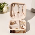 thumbnail image 6 of Horse Square Jewelry Box Organizer Display Case Necklace Bracelet Earring Holder Travel Portable Decorative Stand Storage Box for Rings Earrings Necklaces Bracelets - Girls Women Gift, 6 of 6