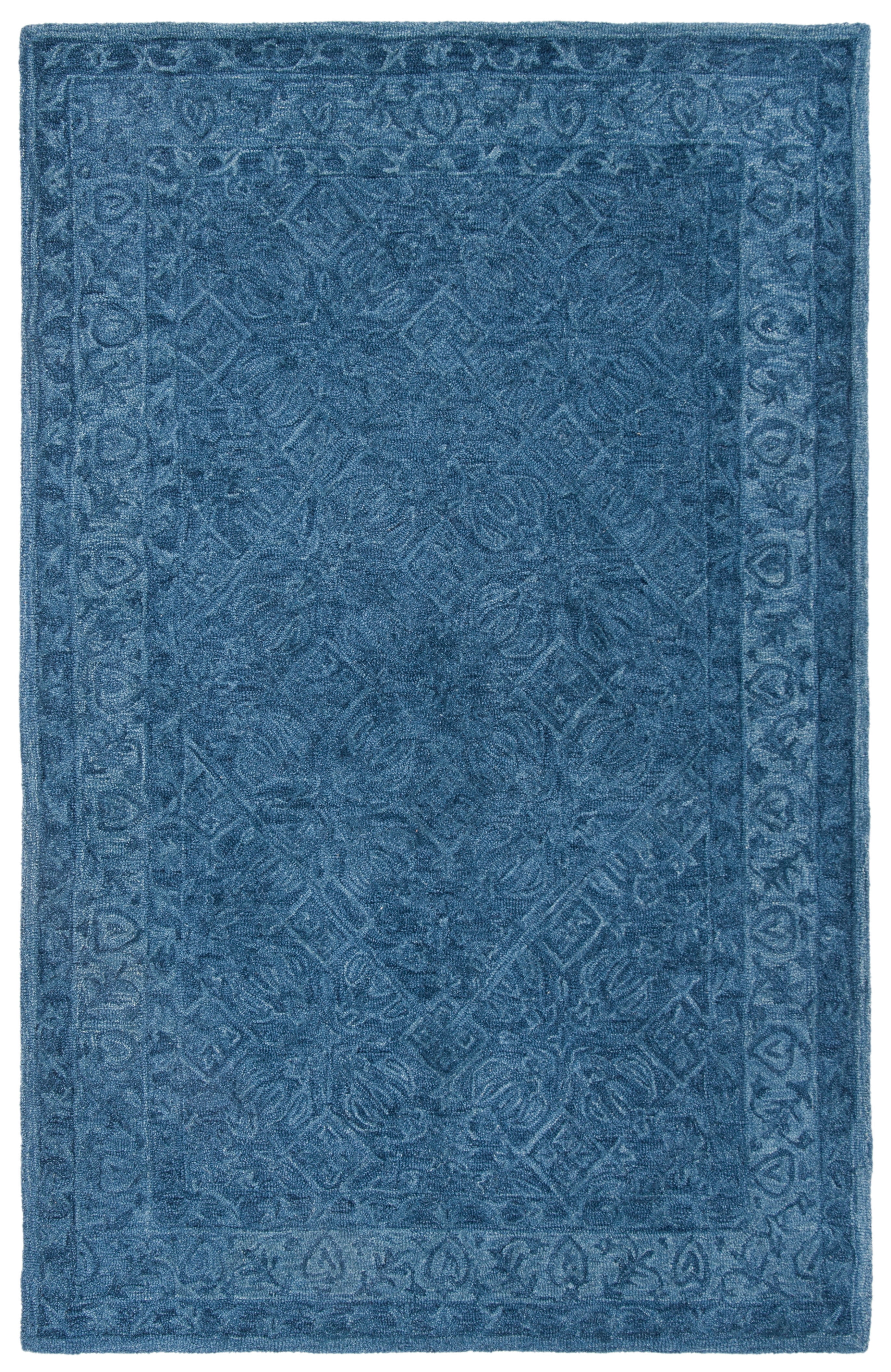 Safavieh Dip Dye Felicia Floral Area Rug, Navy Blue, 5' x 8'
