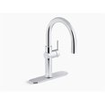 thumbnail image 1 of Kohler K-22975-CP Robinet d'Évier à une Poignée Bar&44; Chrome Poli, 1 of 1