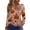 Earthy Yellow-B-30709aa, variant on Halloween Long Sleeve Blouses for Women Funny Pumpkin Ghost Fall Henley Shirts for Women Spooky Season Tunic Tops for Women