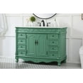 thumbnail image 6 of Elegant Decor Bordeaux 48" Wood Single Bathroom Vanity in Antique White, 6 of 6