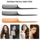 thumbnail image 4 of Peine de corte de pelo de 3 piezas, peine de cola de ganso de barbero, peine de plástico de dientes anchos para lavar el cabello., 4 of 7
