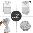 thumbnail image 3 of Cesto de ropa Buyongwant, plegable, de malla desplegable, 40 L, paquete de 2, 3 of 6