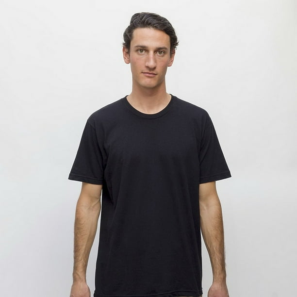 Los Angeles Apparel Los Angeles Apparel 20001 100 Cotton Tee, Black