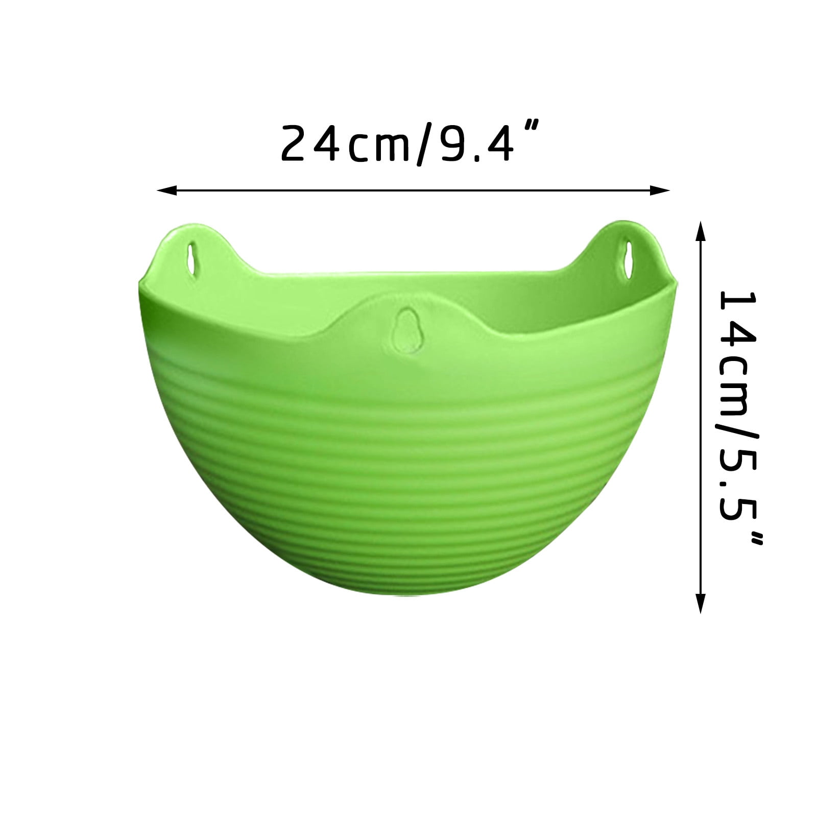 AUDeals Hanging Planters for Indoor Outdoor Plants Hanging Flower Pots with Holes and Chain for Garden Porch Plants Plastic Hanging Baskets for House Plants