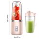 thumbnail image 2 of Vaso exprimidor eléctrico Wdftyju 300ml batidora recargable 6 cuchillas rosa con taza, 2 of 6