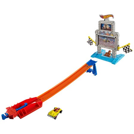 Hot Wheels Stunt Track Triple Target Takedown Set