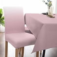thumbnail image 5 of Sage Green Dining Chair Cover Set of 4,Stretch Chair Protectors Slipcover,Spandex Kitchen Chair Seat Back Cushion Slip Cover for Dining Room,Party,Hotel Abstract Gradient Minimalist Ombre Modern, 5 of 6