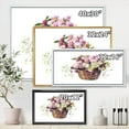 thumbnail image 4 of Designart Bouquet From Meadow Flowers In The Basket FLOAT FRAME WALL ART, 4 of 4