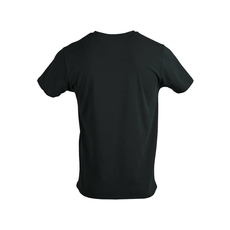 1 x Mens Plain 100% Cotton Blank T-shirt Tee Black Bulk Cheap Wholesale Tee