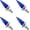 Blue, variant on chasenew 4 PCS Spikes License Plate Screws for Car, Anti Theft Spike Shape Aluminum Car Plate Frame Fastenings Bolt, Cool Licence Plate Screw Set for Car Truck Motorcycle, Car Accessories Black