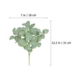 thumbnail image 3 of 4 piezas hojas artificiales decoración de hojas de simulación decoración de plantas verdes artificiales, 3 of 5