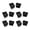 Black without lights, variant on Heavy Duty Rockers Switches 16A 250V Rockers Styles Button Switches For Kitchen Appliances And Exercise Machines
