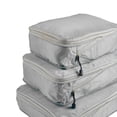 thumbnail image 2 of Siruishop Compression Travel Durable Portable Packing Bags Storage for Clothing Gray, 2 of 9