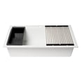 thumbnail image 3 of Pemberly Row White 33" Granite Composite Workstation Single Bowl Drop In Sink, 3 of 9
