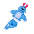 thumbnail image 5 of AmaMary Reborn Doll Clothes Set Light Blue Dog-Style Hoodie and Pants 3 Piece Soft Cotton Outfit 16-18 Inch, 5 of 6