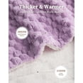 thumbnail image 3 of Memoryfield Full Size Electric Blanket, 72" x 84" Heated Blanket , Fast Heating, 10 Heat Settings & Auto Shut Off, Machine Washable, Purple, 3 of 7