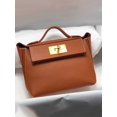 thumbnail image 4 of Bolso de mano cuadrado de alta calidad para mujer, bolsa de mano de cuero genuino, bolso de mano de ala kelli, bolso cruzado de hombro de diseñador de lujo, mini, 2024, 4 of 5