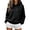 Black, variant on Leopard Hoodie for Women Oversized Y2k Print Hoodies Pullover Casual Trendy Hooded Fall Sweatshirts with Pockets(Black,M)