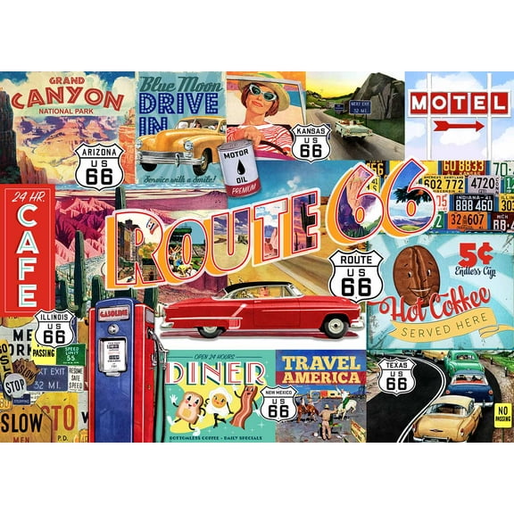 Route 66 1000-Piece Puzzle [49687]