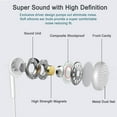 thumbnail image 5 of Wired Earphones for TCL 50 LE/XE 5G/XL 5G/60/60R/K32 5G - Hi-Fi Sound Headphones Handsfree Mic Headset Earbuds In-ear Earpieces Microphone, 5 of 5