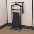 thumbnail image 3 of VL17014 Knight Valet with Extended Bar and Key Rack in Walnut, 3 of 7