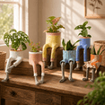 thumbnail image 4 of Funny Leggy Pot Planter, Blue Pants Ceramic Character Plant Pot for Succulents Plants Live, Indoor Outdoor Plants Shelf Decor, 4 of 7