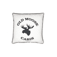thumbnail image 1 of Old Moose Cabin Cotton Throw Pillow, 1 of 1
