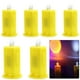 thumbnail image 4 of Linterna Papel LED Con Mechas para Fiesta Y Festival Color Amarillo 6 Uds., 4 of 8