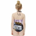 thumbnail image 4 of Ghostbusters Stay Puft Children's One-piece Swimwear Halterneck Swimsuit Summer Beach Girl's Bathing Suits Breathable Beachwear, 4 of 7