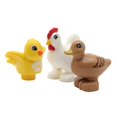thumbnail image 5 of Serie de animales del zoológico, juego de bloques de construcción de gran tamaño, accesorios para ensamblar, pájaros lindos, bestias, elefantes, tigres, ladrillos, juguetes educativos para niños, 5 of 5