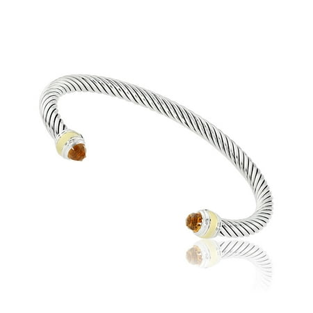 - David Yurman Cable Classic Citrine & Gold Bracelet B12381S4ACI
