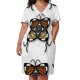 thumbnail image 2 of Vestido de cóctel con bolsillo suelto para mujer ropa de noche de verano mandala mariposa, 2 of 6