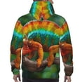 thumbnail image 7 of Salouo Chameleon Pattern Men's Fall Hoodie Sweatshirt,Sport Hoodie with Pockets for Men Pullover Casual Hooded Sweatshirt-Medium, 7 of 7