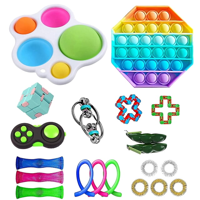 Juguete sensorial Push Bubble Fidget para aliviar el estrés del autismo