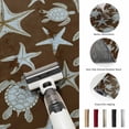 thumbnail image 5 of Area Rugs 5'x7', Brown Blue Coastal Carpet Runner Indoor Outdoor Rugs Home Decor Aesthetic, Summer Beach Sea Turtle Starfish Nautical Non Slip Mats Washable Accent Rug for Living Room Bedroom, 5 of 8