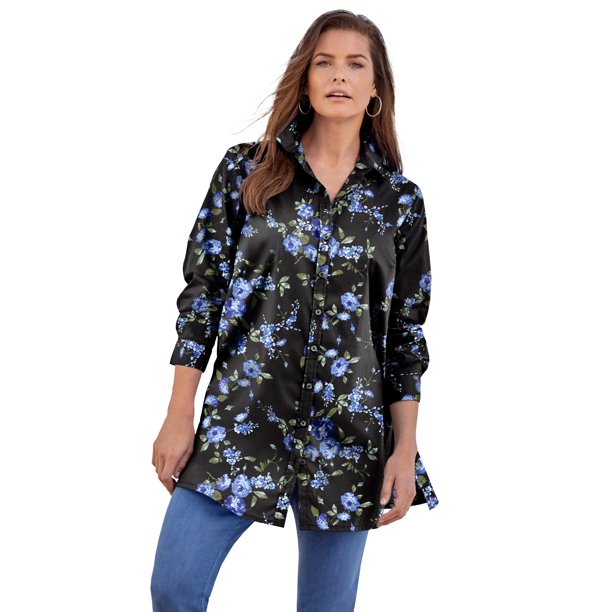button down tunic women