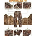 thumbnail image 4 of NEW VIEW Kids Camo Hunting Pants Silent, Youth Hunting Clothes for Cold Winter, Camouflage Hunting Pants for Boys & Girls, 4 of 5