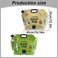 thumbnail image 3 of 8L Foldable Water Storage Bag, Reusable Collapsible Water Jug Container with Spigot, Portable Leakproof Water Carrier for Outdoor Camping Hiking Emergency Prep Backpacking RV Travel, 3 of 6