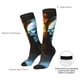 thumbnail image 4 of Balery Red And Blue Fire Skull Warrior Calcetines novedosos Calcetines deportivos Calcetines hasta la rodilla Calcetines de algodón Calcetines originales y geniales, 4 of 6